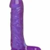 Crystal Jellies – 7 Inch Ballsy Super Cock – Purple