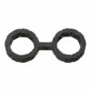 Japanese Bondage – Silicone Cuffs – Small – Black -Sexy Serie Winkel 2102 03 BX 1