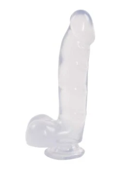 Jelly Jewels – Cock And Balls With Suction Cup Diamond