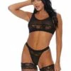 Sheer Dreams – BH En Slipje – XL -Sexy Serie Winkel 779319BLK S 1 7