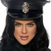 Vinyl Patrol Hat With Badge – Black -Sexy Serie Winkel 996447BLK OS 1