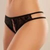 Adore Sweet Honey Panty – Black – O/S -Sexy Serie Winkel A1079BLK OS 1