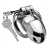 Rikers 24-7 Stainless Steel Locking Chastity Cage – Silver 2 Rikers 24-7 Stainless Steel Locking Chastity Cage – Silver -Sexy Serie Winkel AF441 1