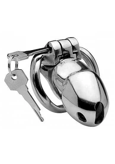 Rikers 24-7 Stainless Steel Locking Chastity Cage – Silver Rikers 24-7 Stainless Steel Locking Chastity Cage – Silver -Sexy Serie Winkel AF441 1