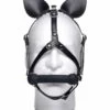 Dark Horse Pony Head Harness With Silicone Bit – Black -Sexy Serie Winkel AG203 1