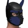 Neoprene Puppy Hood – Black And Blue -Sexy Serie Winkel AG292 BLUE 1
