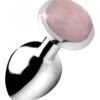 Gemstones Rose Quartz Gem Medium Anal Plug -Sexy Serie Winkel AG734 MED 1