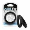 #19 Xact-Fit Cockring 2-Pack – Black -Sexy Serie Winkel CR 82B 1 1