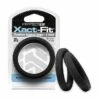 #22 Xact-Fit Cockring 2-Pack – Black -Sexy Serie Winkel CR 85B 1 1