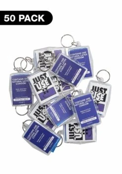 Key Rings- Just Use It – 50 Pack