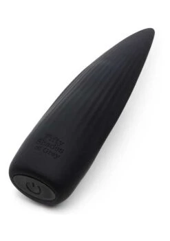 Sensation Rechargeable Flickering Tongue Vibrator – Black