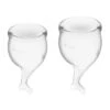 Satisfyer Feel Secure Menstrual Cup – Transparent -Sexy Serie Winkel J1766 2 1