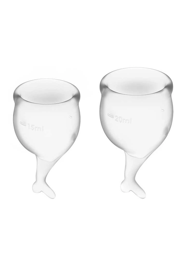 Feel Secure Menstrual Cup – Transparent Satisfyer Feel Secure Menstrual Cup – Transparent -Sexy Serie Winkel J1766 2 1