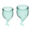 Satisfyer Feel Secure Menstrual Cup – Dark Green
