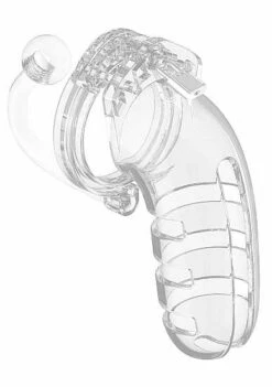 Model 12 – Chasity – 5.5″ – Cage With Plug – Transparent