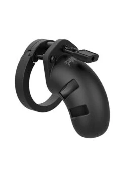 Model 20 – Chastity – 3.5″ – Silicone Cock Cage – Black