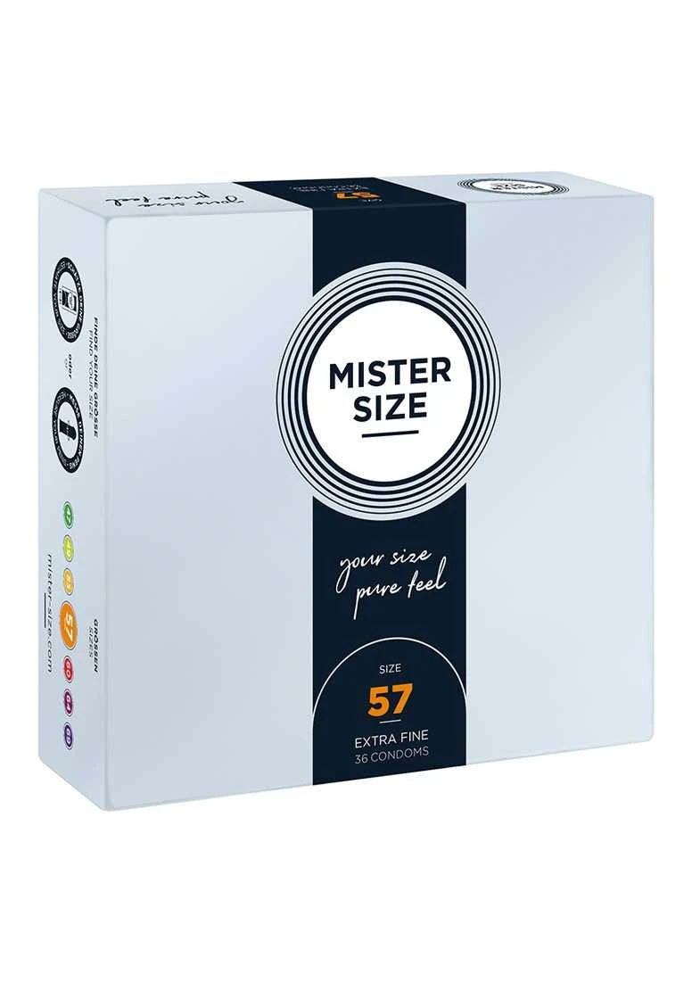 Mister Size 57 mm 36 pack Mister Size 57 Mm 36 Pack -Sexy Serie Winkel MR5736 1