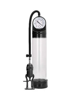 Pumped – Deluxe Pump With Advanced PSI Gauge – Transparent