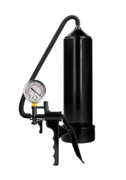 Elite Beginner Pump With PSI Gauge – Black