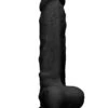 Silicone Dildo With Balls – Black – 17.8 Cm 2 Silicone Dildo With Balls – Black – 17.8 Cm -Sexy Serie Winkel REA075BLK 1 1