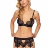 ROCA Elegant Lace Bra Set – Black – S -Sexy Serie Winkel ROCA S 1