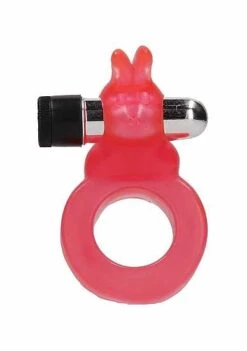 Seven Creations Jelly Rabbit Cockring – Red