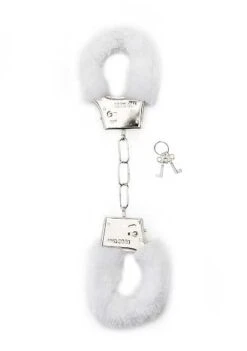 Furry Handcuffs – White