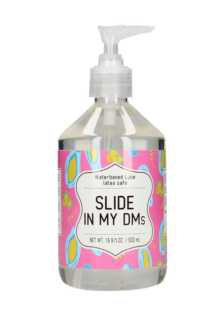 Waterbased Lube – SLIDE IN MY DMs – 500 ml Waterbased Lube – SLIDE IN MY DMs – 500 Ml -Sexy Serie Winkel SLI184 1