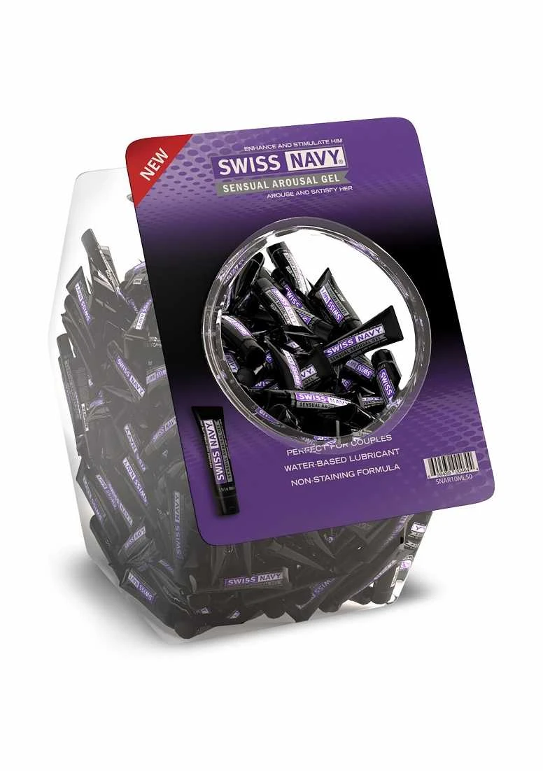 Sensual Arousal Glijmiddel β 10ml/50 Stuks Vissenkom Swiss Navy Sensual Arousal Glijmiddel β 10ml/50 Stuks Vissenkom -Sexy Serie Winkel SNAR10ML50 1 1