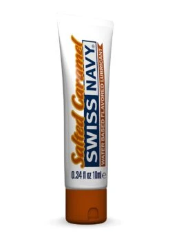 Swiss Navy Glijmiddel Met Caramel-Zeezout-Smaak- 10ml
