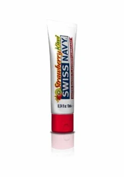 Swiss Navy Glijmiddel Met Aardbei-Kiwi-Smaak – 10ml